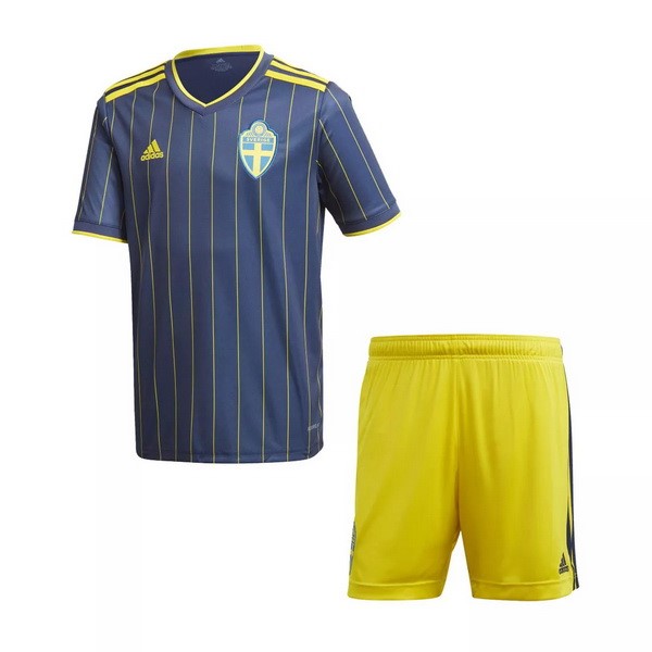 Camiseta Suecia Segunda Equipación Niño 2021 Azul